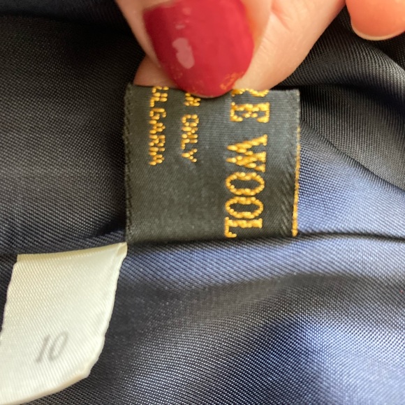 Vintage Giorgio Sant’ Angelo Wool Green Black Plaid Blazer 10 - Picture 10 of 11